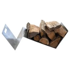 Holzlager / Feuerholzregal Shelf 81,7 X 30,0 X 27,2 Cm Aus Edelstahl