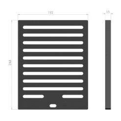 Kaminrost / Ascherost 244x192x15mm Passend Für Wamsler** -Das Warme Haus 32006498 ascherost 244x192x15mm wamsler k144 2