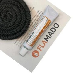 Ofendichtung (Glasgewebe) Scheibenhalter 6mm / 1m Inkl. Kleber Passend Für Oranier Belt**