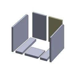 Feuerraumauskleidung 7-teilig Passend Für Hase** (Vermiculite) 10 Feuerraumauskleidung 7-teilig Passend Für Hase** (Vermiculite) -Das Warme Haus 32011050 hase aula r ckwandstein rechts 373x196x20 vermiculite schamotte shop.de