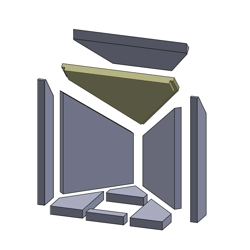 Heizgasumlenkplatte Unten 405x363x25mm (Vermiculite) Für Oranier Regina Eck Typ 4635-7** 1 Heizgasumlenkplatte Unten 405x363x25mm (Vermiculite) Für Oranier Regina Eck Typ 4635-7**