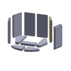 Feuerraumauskleidung 11-teilig Passend Für Hase Kastell ** Schamotte) -Das Warme Haus 32014661 hase kartell seitenstein hinten rechts 355x150x30 schamotte