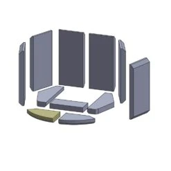 Feuerraumauskleidung 11-teilig Passend Für Hase Kastell ** Schamotte) -Das Warme Haus 32014665 hase kartell bodenstein vorne links 191x120x30 schamotte