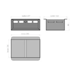 Das Warme Haus -Das Warme Haus 32025559 aschekasten 207x165x80mm hark alero1 2