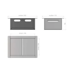 Das Warme Haus -Das Warme Haus 32025563 aschekasten 230x170x90mm schmid 2
