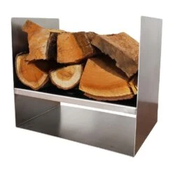 Holzlager / Feuerholzregal Rack 45 X 30 X 40 Cm Aus Edelstahl