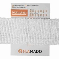 Dichtband Flach (keramisch) 100x2mm / 4m -Das Warme Haus dichtband flach 100x2mm 4m schamotte shop 1