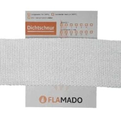 Dichtband Flach (keramisch) 100x2mm / 4m -Das Warme Haus dichtband flach 100x2mm 4m schamotte shop 2