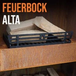 Feuerbock Flamado Alta -Das Warme Haus feuerbock alta video schamotte shop.de