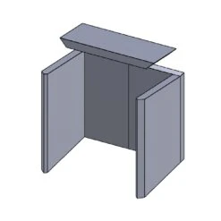 Feuerraumauskleidung 5-teilig Passend Für Hark** (Schamotte)