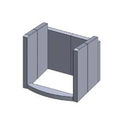 Feuerraumauskleidung 7-teilig Passend Für Hark** (Vermiculite)