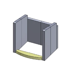 Bodenstein Vorne 325x62x30mm (Schamotte) Passend Für Hark ** 5 Bodenstein Vorne 325x62x30mm (Schamotte) Passend Für Hark ** -Das Warme Haus feuerraumauskleidung hark 57ww schamotte shop.de bodenstein