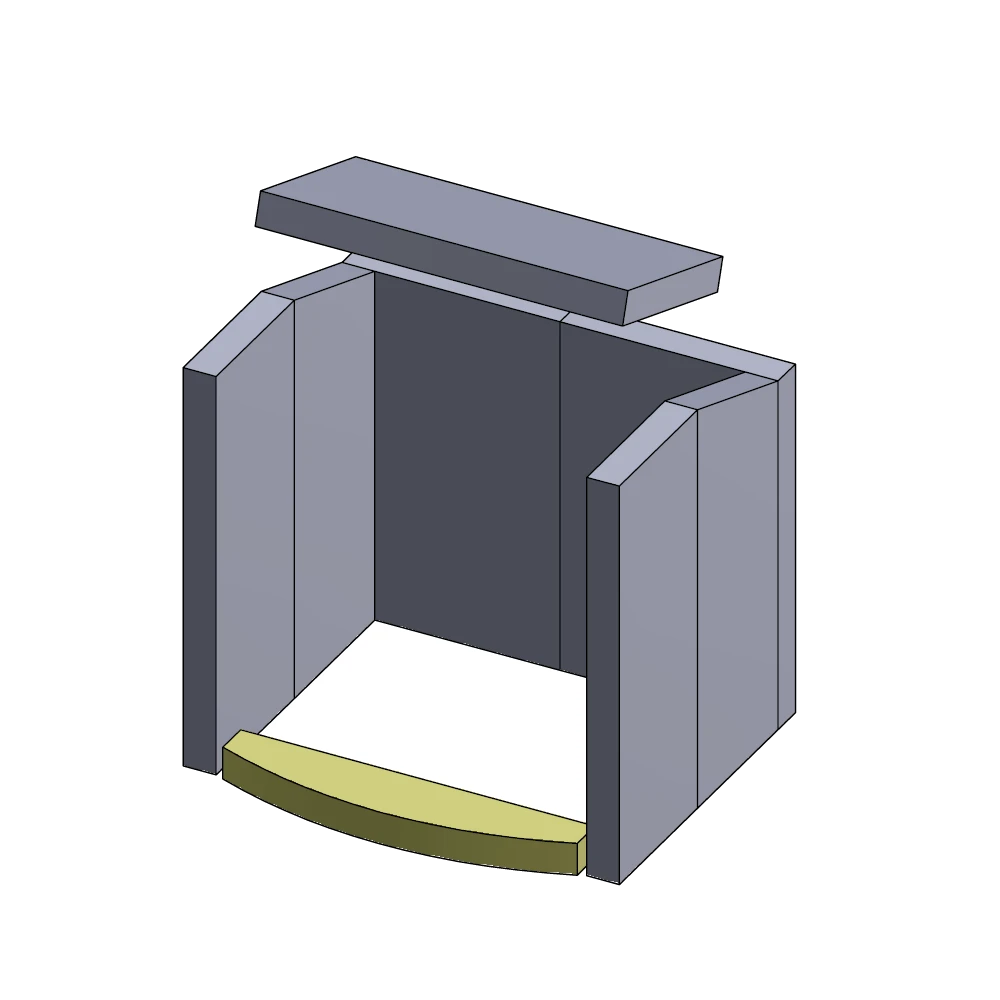 Bodenstein Vorne 325x62x30mm (Schamotte) Passend Für Hark ** 2 Bodenstein Vorne 325x62x30mm (Schamotte) Passend Für Hark ** – Bild 2