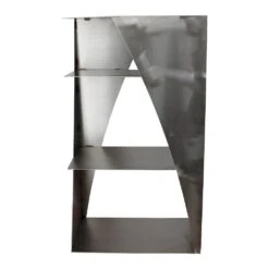 Holzlager / Feuerholzregal Locker 45 X 30 X 80 Cm Aus Edelstahl -Das Warme Haus holzlager feuerholzregal locker 45 x 30 x 80 cm aus edelstahl 2