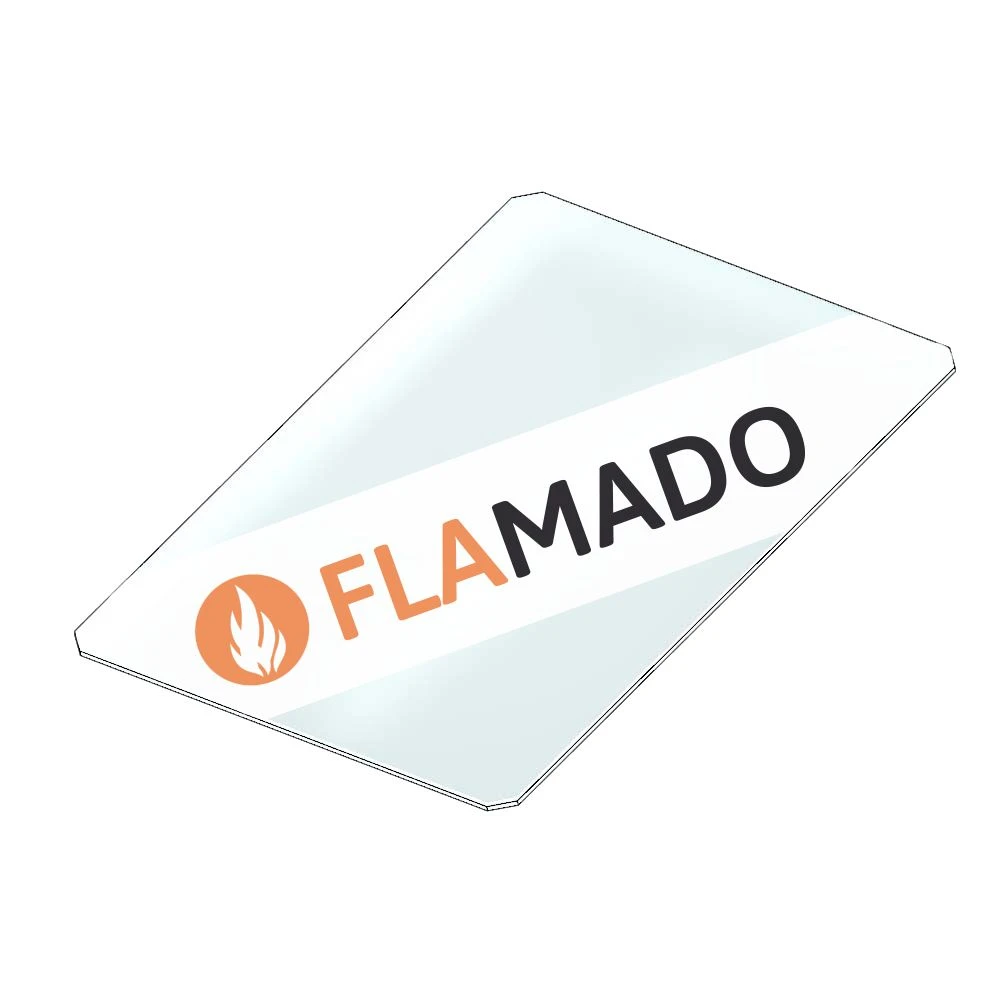 Glaskeramik Kaminscheibe 317x180x4mm Passend Für Wamsler Colorado Typ 10941**