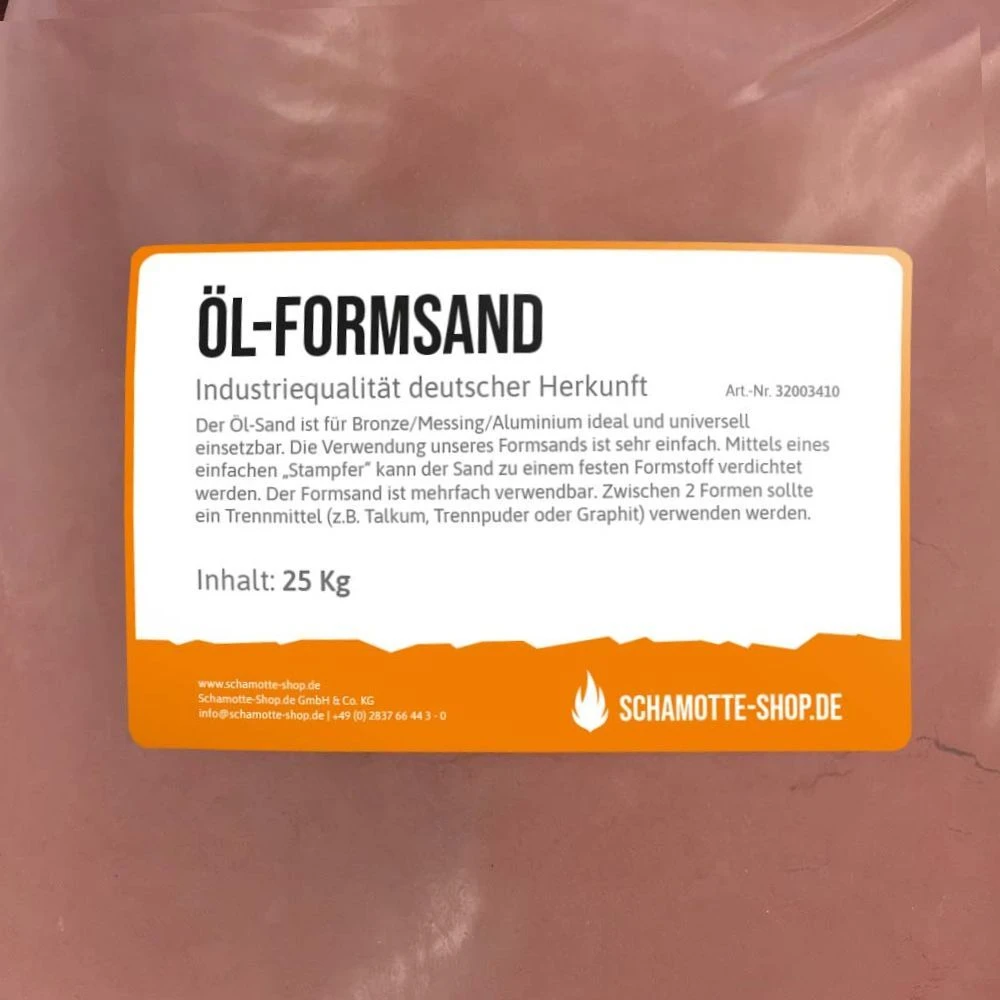 Öl Gebundener Formsand 25KG 1 Öl Gebundener Formsand 25KG