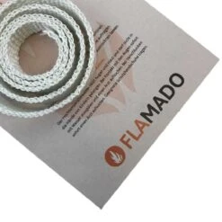 Ofendichtung (Glasgewebe) Ofentüre 17x8mm / 3m Flach Selbstklebend Austroflamm Lounge **