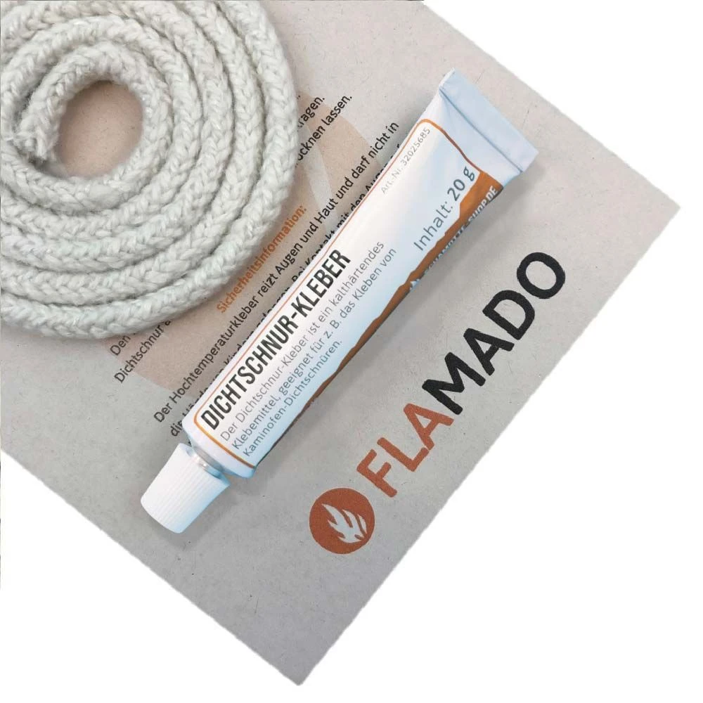 Ofendichtung (keramisch) Ofentüre 12mm / 3m Inkl. Kleber, Passend Für Austroflamm ** 1 Ofendichtung (keramisch) Ofentüre 12mm / 3m Inkl. Kleber, Passend Für Austroflamm **