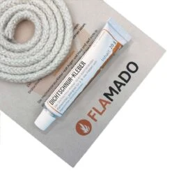 Ofendichtung (keramisch) Ofentüre 14mm / 3m Inkl. Kleber, Passend Für Austroflamm **