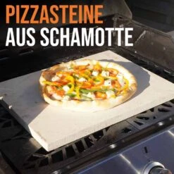 Pizzastein 40 X 30 X 3 Cm Schamotte -Das Warme Haus pizzastein top video schamotte shop.de 2 31