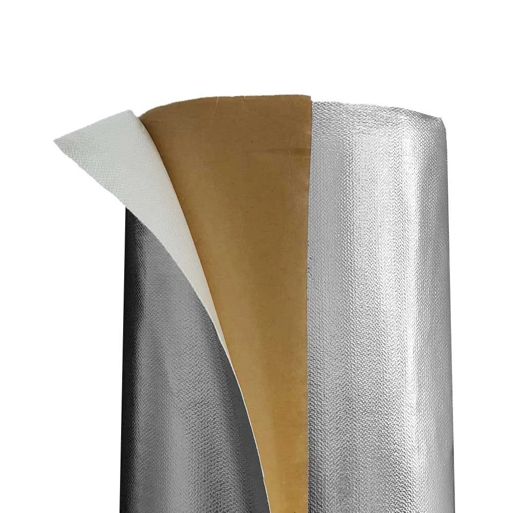 Glasfasergewebe Beschichtet Mit Aluminiumfolie Selbstklebend (1m²)