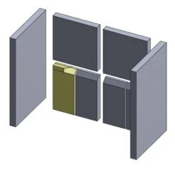 Feuerraumauskleidung 8-teilig Passend Für Wamsler** (Vermiculite) -Das Warme Haus r ckwandstein unten links wamsler 8 teilig vermiculite 32006483 1