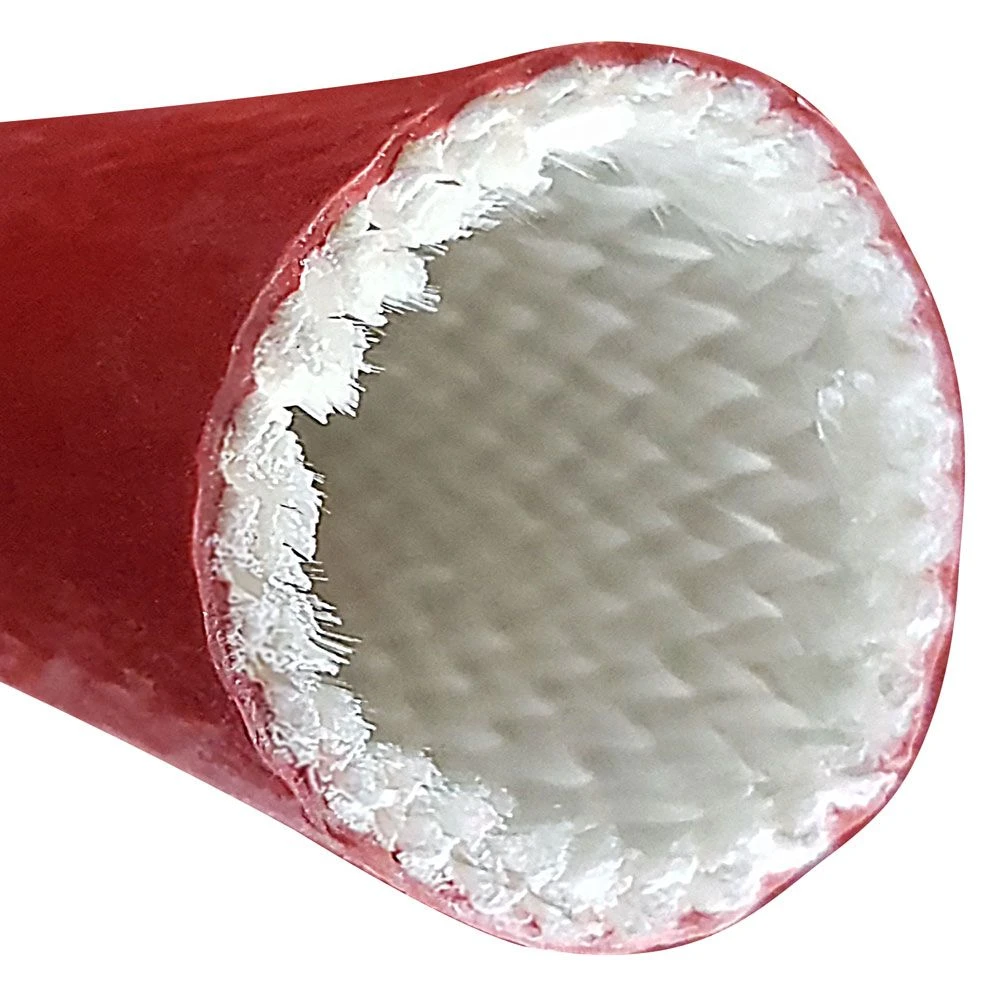 Silikonbeschichtete Fiberglas-Hülse 25,4mm / 1m 1 Silikonbeschichtete Fiberglas-Hülse 25,4mm / 1m