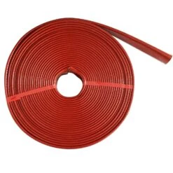 Silikonbeschichtete Fiberglas-Hülse 25,4mm / 1m 7 Silikonbeschichtete Fiberglas-Hülse 25,4mm / 1m -Das Warme Haus silikonbeschichtete fiberglas h lse schamotte shop 1 4 1