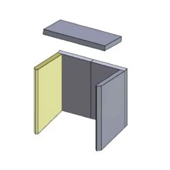 Wandstein Vorne Links 300x425x30mm (Schamotte) Passend Für Hark ** -Das Warme Haus wandstein vorne links 300x425x30mm schamotte schamotte shop.de 1 2
